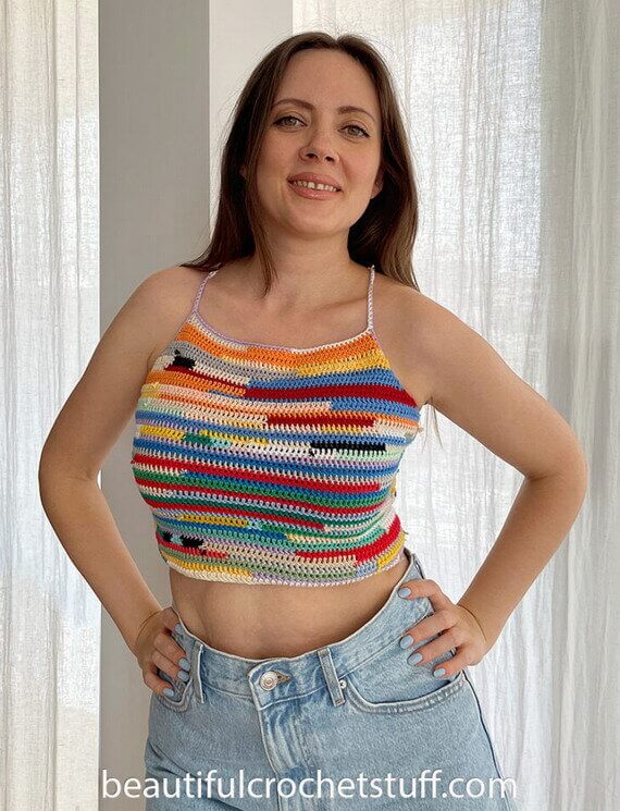 Miu Miu Style Top Free Crochet Pattern