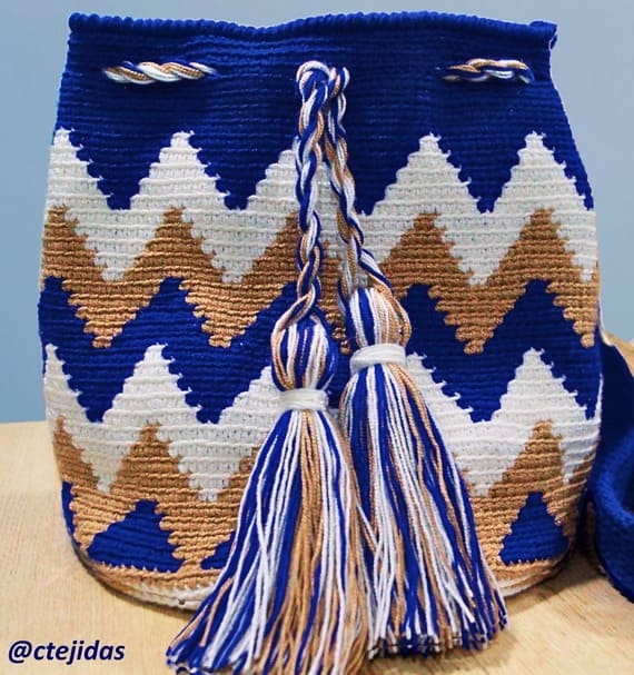Mochila Wayuu Playa a Crochet Drawstring Bag Pattern