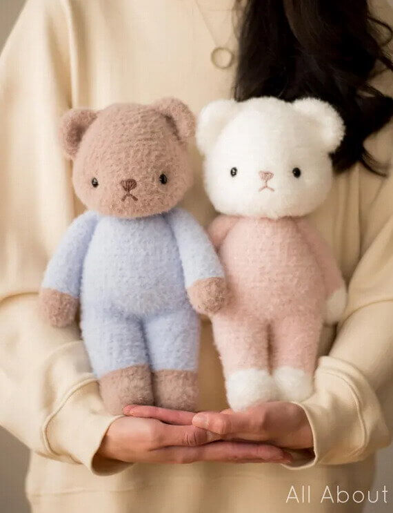 Pajama Teddy Bear Amigurumi Free Crochet Pattern