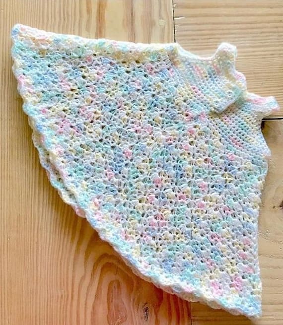 Pastel Crochet Dress