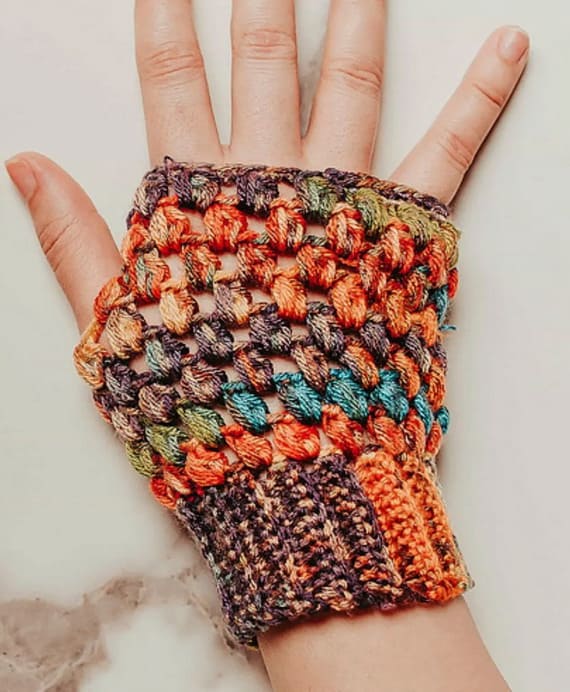 Quick & Easy Crochet Fingerless Gloves