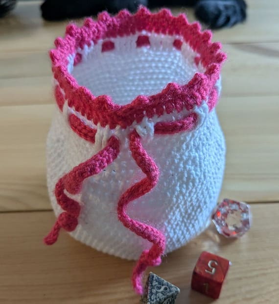 Secret Eyeball Dice Bag