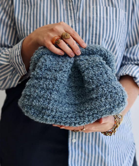 Sherpa Dumpling Clutch Purse Pattern