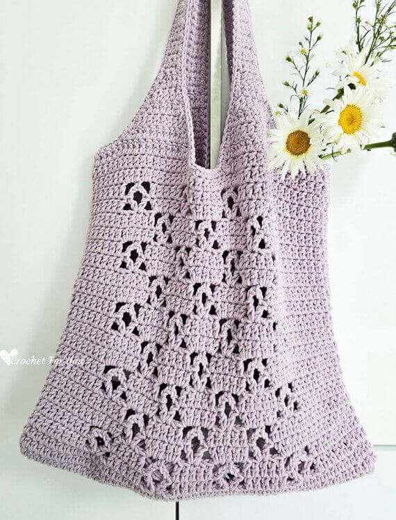 Simple Style Tote Bag Free Crochet Pattern