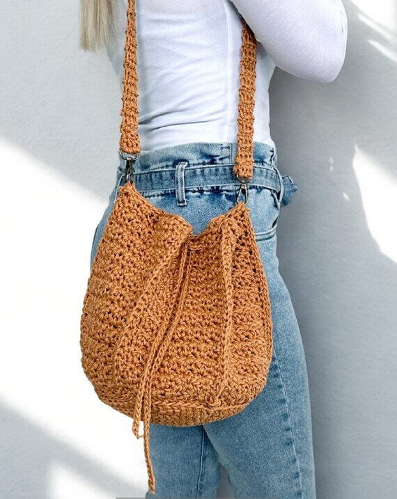 Six Rectangles Bag Free Crochet Pattern and Video Tutorial