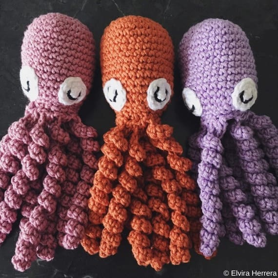 Sleepy Peemie Octopus Free Crochet Pattern