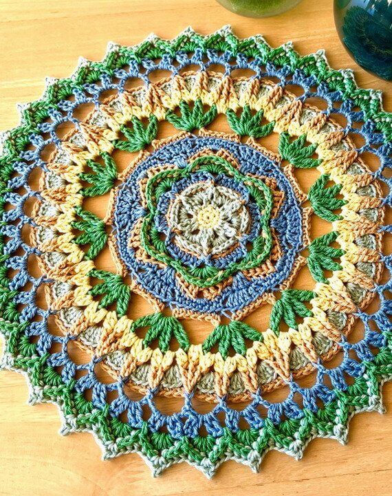 Spring Fever Mandala Free Crochet Pattern