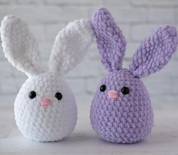 Squishy Amigurumi Bunny Free Crochet Pattern