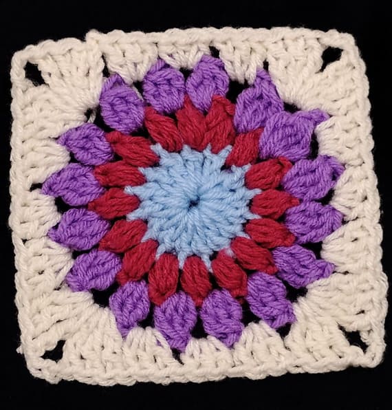 Starburst Granny Square Video Tutorial
