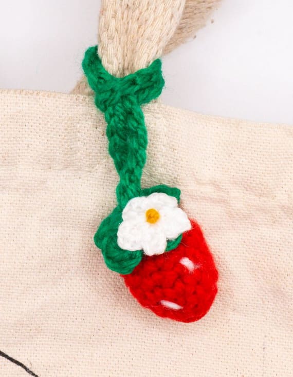 Strawberry Bag Charm