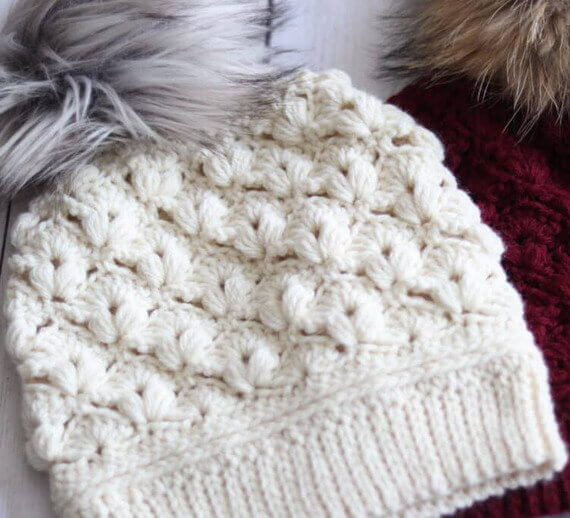 Sweetheart Beanie Free Crochet Pattern and Video Tutorial