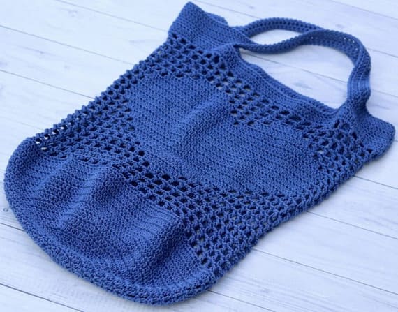 Sweetheart Market Bag Free Crochet Pattern and Video Tutorial