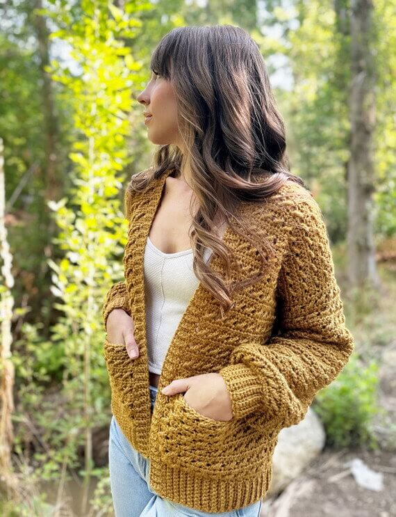 The Maeve Cardigan Free Crochet Pattern