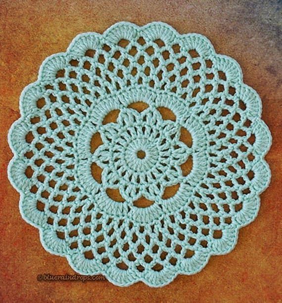 Tiny Blossom Lace Doily