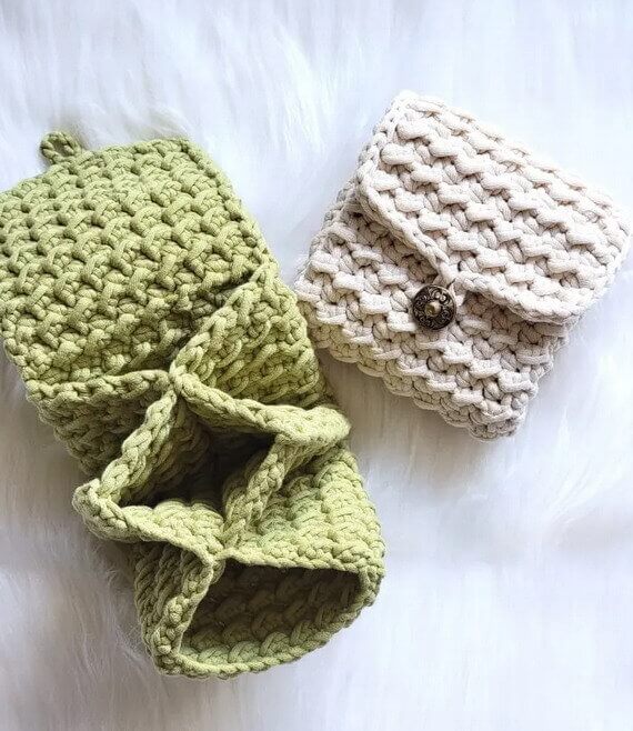 Trifold Wallet Free Crochet Pattern