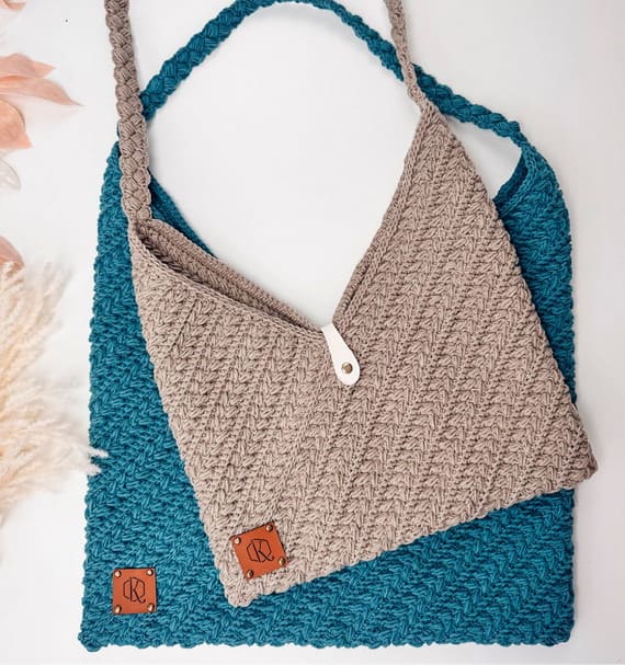 Wheat Stitch Rectangle Bag