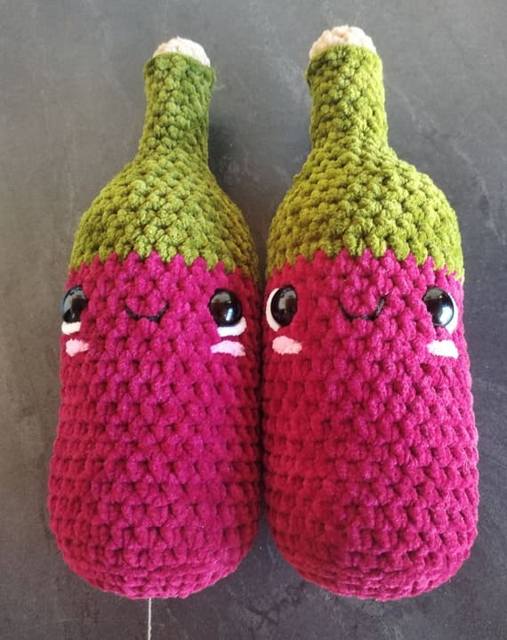 Wine Bottle Free Crochet Pattern