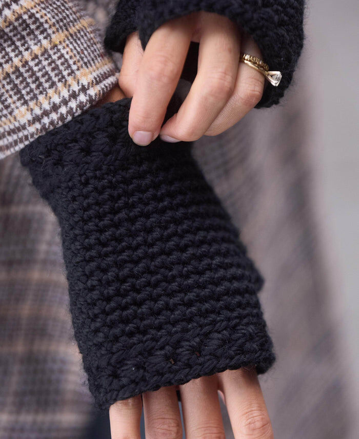 Noir De Paris Mitts
