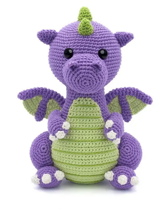 Elio the Dragon Amigurumi Free Crochet Pattern