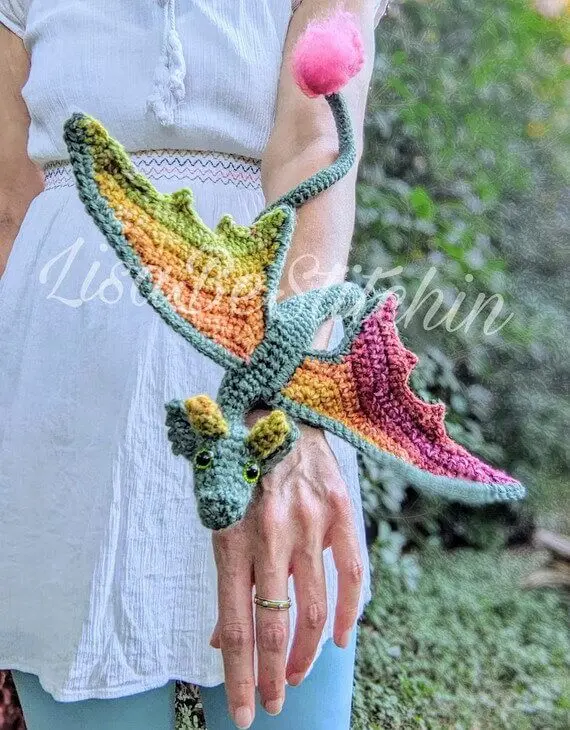 Wearable Wrap Dragon Crochet Pattern